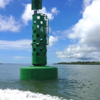 Navigational buoy in Buenaventura - Colombia