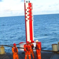 Navigation buoy in Venezuela