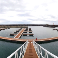 Novo porto de abrigo em Povoação, na ilha de São Miguel (Açores)