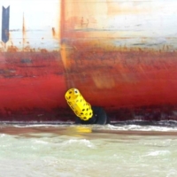 O impacto de um navio corrobora a robustez das bóias do Guia W