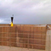 Torres de señalización marítima para la ampliación del Puerto de Gijón